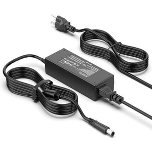90W Power Cord Compatible with HP All-in-One Desktop PC 18'' 19'' 20" 21" 22" 23" 24"; 20-C434, 20-B013W, 20-C023W, 21-2024, 22-DF0013W, 22-DD0224, 23-B012, 24-G014, 24-DF0040 Power Supply Cord