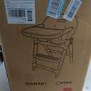 High Chair for Babies and Toddlers, Convertible Baby High Chair with Easy Clean Removable Tray, Multi-Use Foldable Highchair with Adjustable Legs (Beige)
