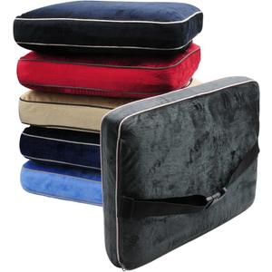 BCOSQPBUF Square Memory Foam Buckle Pillow, Assorted Colors