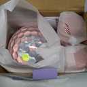 Karaoke Machine with Disco LED Lights for Adults Kids, Portable Bluetooth Speaker with 2 Wireless Microphone Toys Gifts for Girls Boys Birthday Family Home Party (Pink)