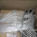 VEVOR Metal Garden Hose 200 ft, Heavy Duty Stainless Steel Water Hose with 10-Function Nozzle, No-Kink & Flexible Outdoor Garden Hose, Rust-Proof Lightweight Hose for Yard, RV, Car Wash