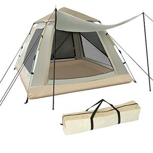Instant Pop Up Tents for Camping, 3-4 Person Camping Tent Waterproof with Sunshade, Easy Setup Automatic Hydraulic ，Portable Lightweight Great for Backpacking, Trip, Hiking, Outing