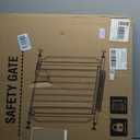Baby Gate No Drilling, 29"-40" Auto Close Dog Gate Indoor for Doorways & Stairs, Pressure Mounted Adjustable Pet Gate, Easy Walk Through Child Gate for Children & Pets Stroller Friendly, White