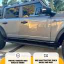Pinch Weld Cover Fit for Ford Bronco 4 Door 2021 2022 2023 2024 2025 2026 Trail Armor Rocker Guard Made of Aluminum