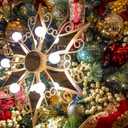 2 x Emopeak 24Pcs Christmas Balls Ornaments for Xmas Christmas Tree - 4 Style Shatterproof Christmas Tree Decorations Hanging Ball for Holiday Wedding Party Decoration (Navy Blue, 1.3"/3.2CM)