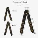 Head Scarf Hair Neck Scarves for Women Fashion Purse Bag Scarfs Handbags Silky Satin Headscarf Charms