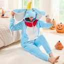 NEWCOSPLAY Unisex Adult Onesie Pajamas Animal One Piece Costume Cosplay Sleepwear (S)