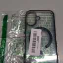 Smartish iPhone 17 MagSafe Clear Case - Gripmunk Magnetic Slim Case [Lightweight + Protective] Anti-Yellowing Thin Grip Clear Cover for Apple iPhone 17 - Clearly Black