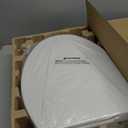 Raised Elongated Bidet Toilet Seat 18.5", Soft Close Lid, Dual Self-Cleaning Nozzles, Quick Release, Heavy-Duty PP, Stable & No Loosening, Ideal for Seniors & Limited Mobility, White