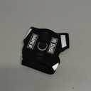 Dog Harness for Puppy Adjustable Reflective Easy Put On Soft Mesh Vest for Small Dogs with 2 Patches (Black, XXS)