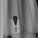 Overbed Bedside Table with Wheels, Adjustable Hospital Over Bed Table, Rolling Laptop Table, Medical Bed Side Table,White