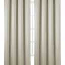 LEMOMO Light Beige Blackout Curtains 52 x 84 Inch Long Beige Curtains Set of 2 Panels Room Darkening Curtains for Living Room