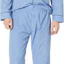 Hanes Men's Woven Plain-Weave Pajama Set (X-Large)