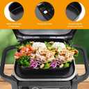 Griddle Replacement , 11" X 9", Black, Rectangular With Air Fryer Basket