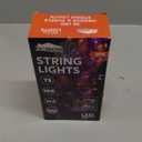 Joiedomi 16.3FT Orange&Purple Halloween Lights,250 Count Battery Operated Christmas String Tree Fairy LED Lights with 8 Modes,Multifunction Green Wire with Timer for Xmas Decor Party Holiday