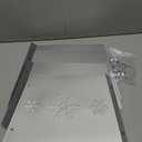 Blissun Metal Christmas Tree Ring, Christmas Tree Collar with Printed Snowflake, Willow Tree Skirt Base Stand for Christmas Tree Decorations (Silver)