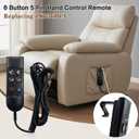 Lift Chair Power Recliner 6 Button 5 Pin Hand Control Remote Replacing ZK756HCL Replacement