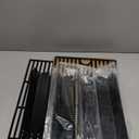 Direct Store DG265 Replacement Cast Iron Grill Grates & Porcelain Steel Heat Plate Flame Tamer for Home Depot Nexgrill 4 Burner 720-0830H, 5 Burner 720-0888N, 720-0888 Gas Grill Models, 17" x 13 1/4"