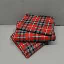 RUVANTI Flannel Sheets Twin XL Size - 100% Cotton Double Brushed Twin XL Sheet Sets, Deep Pockets 16 Inches, All Seasons Breathable & Extra Soft Bed Sheets, Warm & Cozy, 4 Piece, Snowman Home