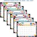 2026-2027 Desk Calendar - Large Desk Calendar 2026-2027, Jul 2026 - Dec 2027, 22" x 17", 18 Month Large Calendar 26-27 with Corner Protectors, To-Do List & Notes, Desk/Wall Calendar for Organizing - Colorful Floral