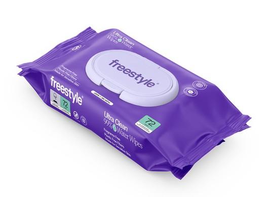 Freestyle Soft Jumbo Baby Wipes, Hypoallergenic and Unscented, Water-Based Wet Wipes for Babies, Finely Suited for Sensitive Skin, Thick & Oversized, Pack of 6, 72 Wipes Per Pack