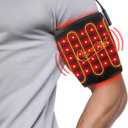 Red Light Therapy for Arms with Heating and Massage | Infrared Light Therapy Device for Ankle and Wrist 660nm&850nm, Adjustable Timer, for Arms Pain Relief
