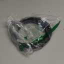 Elecan 3-Prong Replacement Power Cord 15 Ft, Heatproof Flexible Durable AC Device Power Cable for Appliance, Computer, TV, Monitor, Printer, ETL Listed 18AWG 125V 10A, with Ties