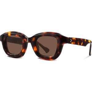 Square Polarized Acetate Sunglasses for Women Vintage Womens Sunglasses Trendy Lightweight Frame