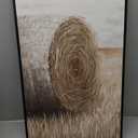 Drsoum Farmhouse Wall Art Vintage Rustic Windmill Barn Cornfield Pictures Framed Painting Landscape Countryside Rural Canvas Artwork Home Decor Ready to Hang 16x24in - Black Framed