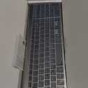 Wireless Keyboard and Mouse Ultra Slim Combo, TopMate 2.4G Silent Compact USB 2400DPI Mouse and Scissor Switch Keyboard Set with Cover, Batteries Included, for PC/Laptop/Windows/Mac  Gray Black