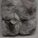 Cozy Bliss Faux Fur Throw Blanket for Couch, Fuzzy Soft Plush Thick Bubble Blanket for Sofa Bedroom Living Room, 50 * 60 Inches Tie-dye Taupe