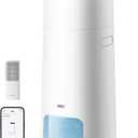 DREO 16L Smart Humidifier Large Room 1000 ft, 130H Cool Mist Air Humidifiers for Bedroom Plants Baby, Top Fill, Remote/Touch/Voice & APP Control, Clean Tank Technology, 30dB, RGB Light, HM755S White
