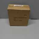 White and Turqoise Coastal Pumpkin Home Decor, Fall Beach Wedding Decoration with Cute Faux Sand Dollar Seashell, 6.75 x 3.25 x 7 inch