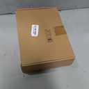 BBTO 16 Pcs Clear Plastic Gift Bags with Handle Transparent Reusable PVC Bags with Fishtail Ribbon for Bridal Party Baby Shower Wedding Shopping, 7.87 x 3.94 x 7.09''(Beige)