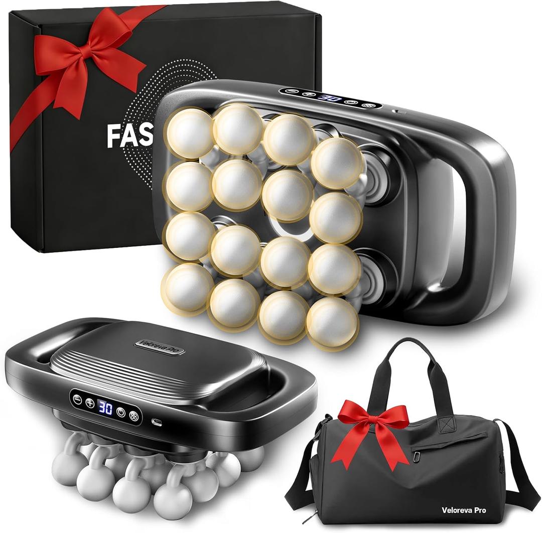 Massager.16 deep Tissue Massage Heads, 30 Speed Settings.Effectively relieves Shoulder,Neck, and Back Pain,Suitable for Families and sedentary Office Workers.