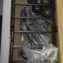 1/10 RC Car Trailer Heavy-Duty Metal RC Trailer for 1/10 RC Crawler TRX4 TRX6 SCX10 Gen7 Gen8, Hitch Receiver and Kinetic Winch Strap Included