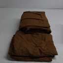 Cotton Duvet Cover Queen Size - 100% Cotton Waffle Weave Brown Duvet Cover Queen Size, GentleSoft and Breathable Bedding Set for All Season, 3 Pieces, 90"x90"