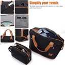 Luggage Sets 6 Piece Suitcases with Wheels,ABS Hard Case Suitcases with Spinner Wheels,Durable Travel Luggage with Combination Lock (Black, 6 Piece Set 16"/20"/24"/28")