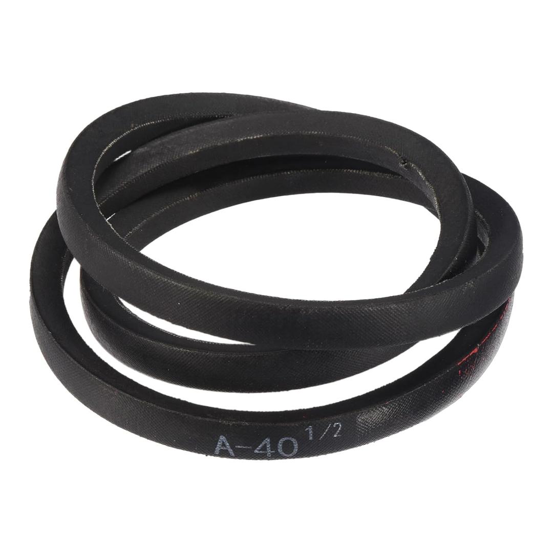 uxcell A40 1/2 Classic Wrapped V-Belt, 43" Outside Circumference, Black