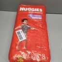 Huggies Size 8 Diapers, Little Movers Baby Diapers, Size 8 (46+ lbs), 38 Count