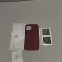 Cordking Designed for iPhone 12 Case, Designed for iPhone 12 Pro Case, Silicone Shockproof Phone Case with [Soft Anti-Scratch Microfiber Lining] 6.1 inch,Plum