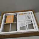 1823 Shed Window 2 Pack, Flush Mount Window with Clear Tempered Glass, Household Metal Sliding Window, Small Window for Shed Replacement Barn Garage Basement Greenhouse Poultry Pet Cabin Treehouse