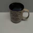 Christian Art Gifts Large Ceramic Coffee & Tea Mug for Men, Dads & Pastors: Man's Heart Plans Inspirational Bible Verse Microwave/Dishwasher Safe Drinkware, Lead/Cadmium-free, Caf Brown/Black, 14 oz.