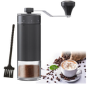 Portable Manual Coffee Grinder with 40 Adjustable Settings,Hand Coffee Bean Mill with 30g Capacity & Crank for Travel Camping Office Home(Ceramic)