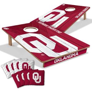 YouTheFan NCAA 2 x 3 Wood Cornhole Game with Logo Bags