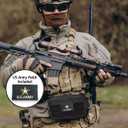 Tactical Admin Pouch Molle Vest Pouch, Premium Quality Nylon 1000d Materials, Multi-Purpose EDC Pouch Organizer (Black)