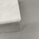 Natural Marble Tissue Box Cover, Carrara White Tissue Organizer 10 x 5.7 x 3.5 inch, Heavy Stone Decorative Box, Rectangle Tissue Box Holder for Home Decor, Kitchen, Bathroom, Bedroom