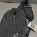 WATERFLY Crossbody Sling Backpack Sling Bag Travel Hiking Chest Bags Daypack (Dark Gray) (Small)