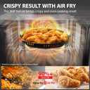 TOSHIBA Air Fryer Combo 8-in-1 Countertop Microwave Oven, with Convection, Broil, Odor Removal Mode, 12.4" Position Memory Turntable, Child-Lock, 1.0 Cu.ft, Black Stainless Steel, ML2-EC10SA(BS)