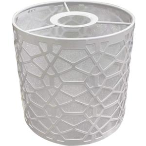 EKDJKK Metal Bulb Guard Lamp Cage for Pendant Light, Lamp Holder, White Ceiling Pendant Light Lampshade Ceiling Fan Light Bulb Covers Open Style(3)